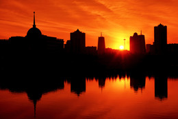 Силуэты на Ишиме / Астана