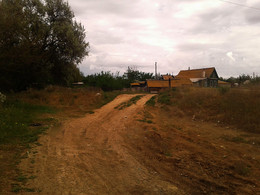 В деревню к дедушке! / Дорога в село Осыпной Бугор. Вдоль реки Царев, Астраханская область, Приволжский район.