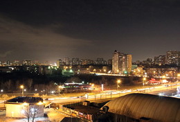 Вечером в Москве / Будничный вечер на юго-западе Москвы