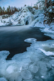 Шуонийоки / Водопад на реке Шуонийоки, близ норвежской границы, Мурманская область.