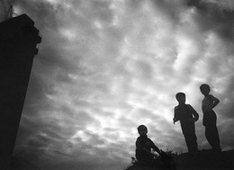 Ветер перемен / Дети во дворе, Кишинёв, 1980-е гг 20 в.
