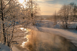 Морозный день / Река Нерехта