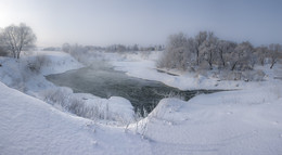 Зимы прекрасные мгновения. / река Упа в Тульской обл.
