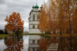 Осень / пейзаж, Николо-Вяжищский монастырь