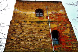 Зернистая пятница / Стена старой крепости в Айленбурге. Германия, 2014 г.