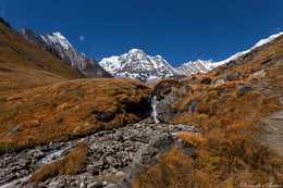По пути к Аннапурне / Аннапурна южная (7219 м) Гималаи, Непал.