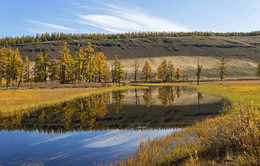 Зеркало / Монголия, река Ноён-гол