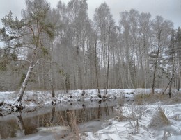 Река Нерская Зимой / Егорьевское шоссе , Анцыферово , 09.12.2017