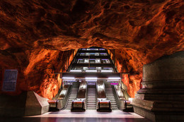Станция метро Rådhuset / Стокгольм, Швеция