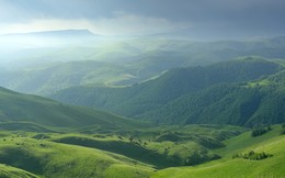 Утро / Летнее утро в горах Кавказа