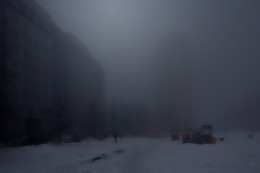 Будущее туманно. / Туман в спальном районе г.Тольятти
