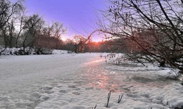 Отблески солнца на льду / Отблески солнца на льду