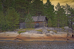 Белое море. Избушка / Белое море. Избушка