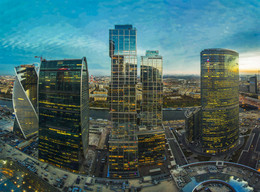 Москва-сити / Вид со смотровой площадки на 56 этаже башни &quot;Империя&quot;