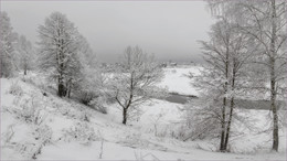 зимнии картинки / утренняя съёмка свежевыпавшего снега...