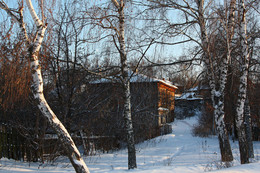 Зарайский дворик / Зимой в Зарайске.