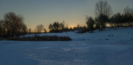 Утро... / Зима, -ну вот, 30 января, а у нас весь снег сошёл... Слякоть, грязь,дожди и +5°... ((