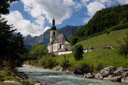 Церковь в Рамзау / Бавария