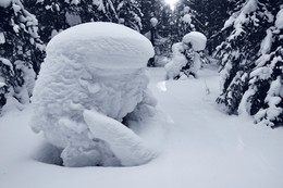 Снежные человеческие скульптуры / Снежные человеческие скульптуры из снега,создание самой природы.