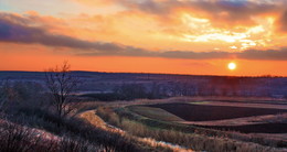 **Уходя уходи... / Закатное солнце прощается...