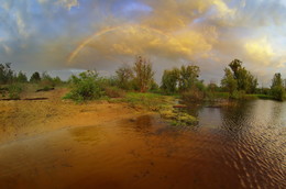 &nbsp; / Весенний вечер, озеро