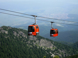 К вершине / Мусала, вершина, горы, панорама, транспорт