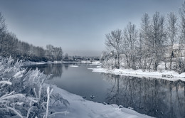 теплая река II / Город Нижняя Тура, река Тура.