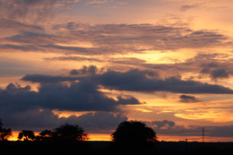 sunset / #sun #sunset #africa #zambia