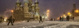 Снежный февраль / Москва. Красня площадь.