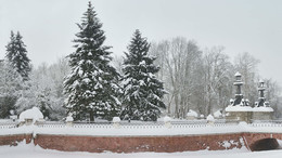 Зима в Кузьминках... / Вид на усадьбу Кузьминки ...