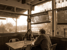 Беседа / Из серии &quot;Деревенское кафе в стиле пятидесятых&quot;
