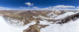 Памирские дали / Снято с вершины Гурумды, 5299м, Таджикистан