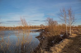 ранняя весна / пригород Казани,река казанка