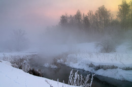 В гостях у зимней речки / Мартовские морозы.