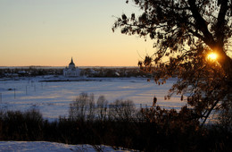 Мартовский закат. / Закат солнца в марте.