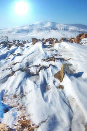 В сопках зимним днем / окраина г.Эрдэнэт (Монголия)