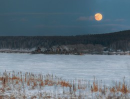 Полная луна / Южный Урал г.Сатка