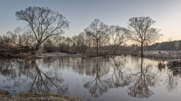 апрельская вода / паводок на Серой