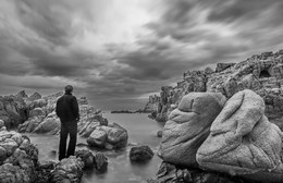 На берегу Сардинии. / Северный берег Сардинии очень интересен, во многих местах представляет из себя вот такой каменный лес причудливых природных скульптур...