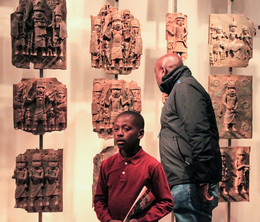 На выставке африканского искусства / Британский музей