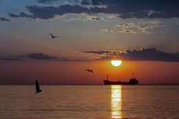 Вечер на море / Крым