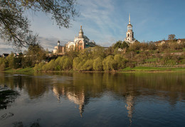 Торжок. Вид на Борисоглебский мужской монастырь. / ***