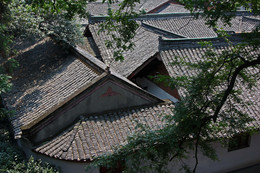 Крыши Поднебесной / Даосский монастырь, Чэнду, провинция Сычуань, Китай.
