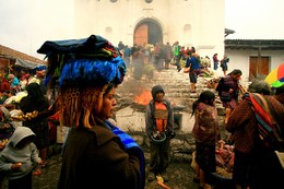гватемала воскресный рынок / Чичикастенанго. Гватемала. Воскресный рынок