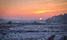 Морозное утро / Пейзаж Беларуси