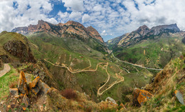 Кавказ / Двухрядная панорама, 24 кадра