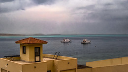 Пасмурный день в Хургаде. / Египет.