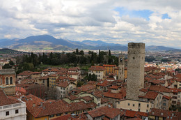На фоне Альп / Бергамо с Гражданской башни (Torre Civica).