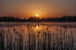 Восход солнца 3 / Утро на озере