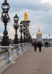 На мосту Александра III / Париж...Париж